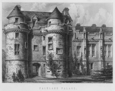 Palais de Falkland (gravure) - English School