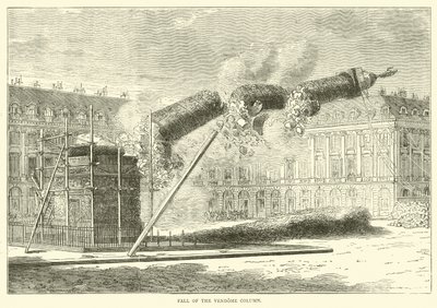 Chute de la colonne Vendôme, avril 1871 - English School