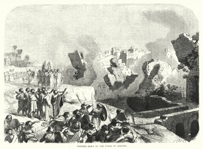 Chute des murs de Jéricho (gravure) - English School