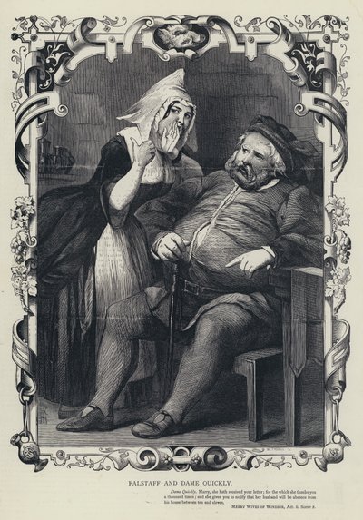 Falstaff et Dame Quickly, Les Joyeuses Commères de Windsor, Acte II, Scène 2 - English School