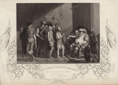 Falstaff chez Justice Shallow - English School