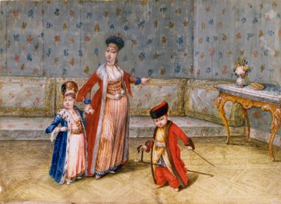 Famille fanariote, fin du 19e siècle - English School