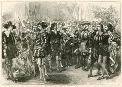 Bal costumé à Marlborough House - Costumes des hommes - English School