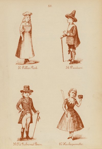 Costumes de déguisement : Pilier de poste, Puritain, Haricot à l