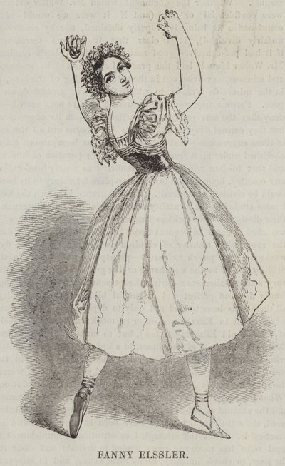 Fanny Elssler (gravure) - English School