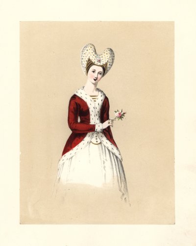 Mode sous le règne de Henri V et VI, illustration de 