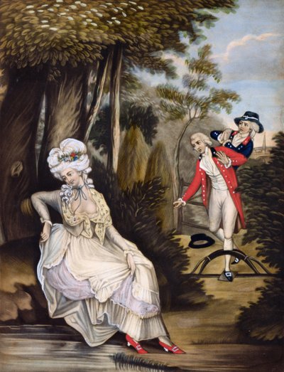 Curiosité Fatale, pub. par Robert Sayer & J. Bennett, 1784 - English School