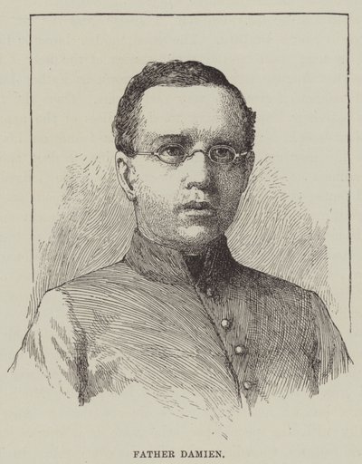 Père Damien (gravure) - English School