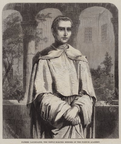 Père Lacordaire, le nouveau membre élu de l