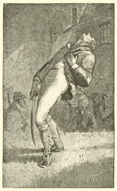 Felix Holt blessé (gravure) - English School