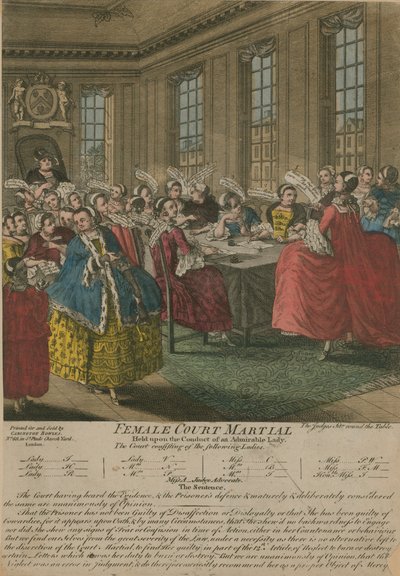 Cour martiale féminine - English School