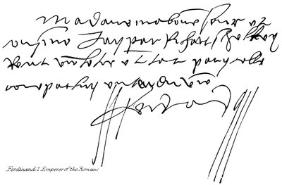 Ferdinand Ier Empereur des Romains - English School