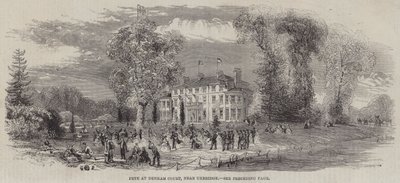 Fête à Denham Court, près d