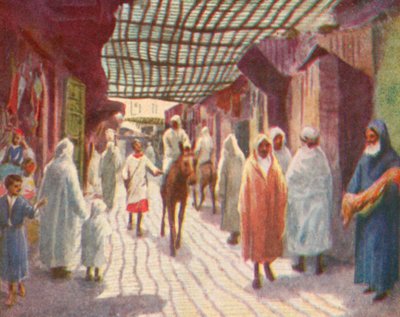 Fès, Une rue ombragée - English School