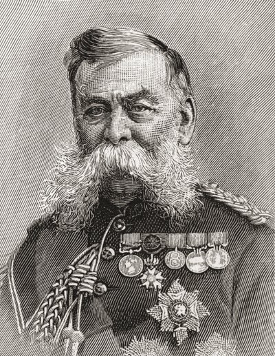 Field Marshal Sir John Linthorn Arabin Simmons - English School