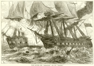 Combat entre le Chesapeake et le Shannon - English School
