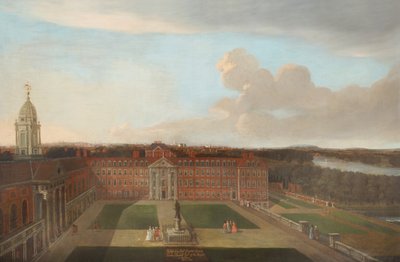 Cour de figure, vers 1720 - English School