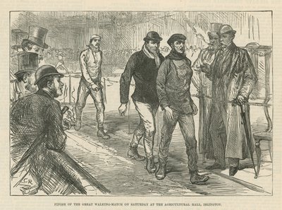 Fin de la grande marche du samedi au Hall agricole - English School