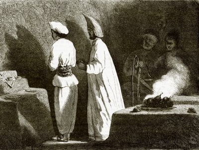 Adorateurs du feu à Atash-Gah - English School