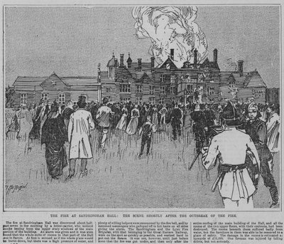 Incendie à Sandringham, Norfolk - English School
