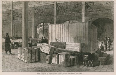 Première arrivée de marchandises au bâtiment de l