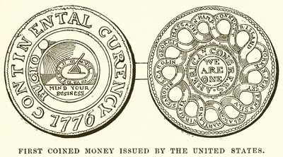 Première monnaie frappée émise par les États-Unis - English School