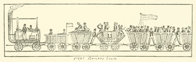 Premier train (gravure) - English School