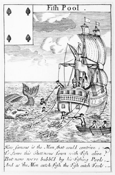 Carte à jouer Fish Pool - English School