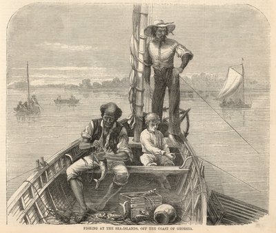 Pêche aux îles de la mer au large de la côte de Géorgie - English School