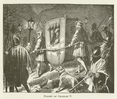 Fuite de Charles V - English School