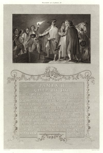 Fuite de Jacques II - English School
