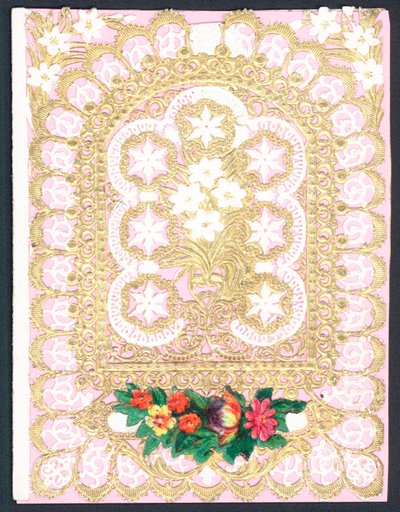 Carte de vœux florale pour la Saint-Valentin - English School