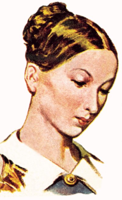 Florence Nightingale jeune femme - English School