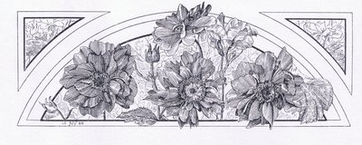 Motifs floraux, du Magazine of Art 1893, Cassell and Company, 1893 - English School
