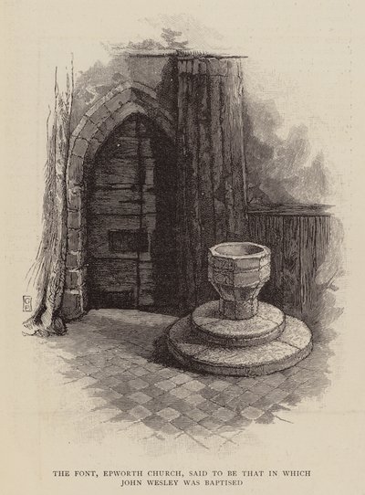 Fonts baptismaux à St Andrew