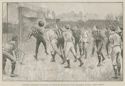 Match de la Football Association Challenge Cup au Kennington Oval - English School
