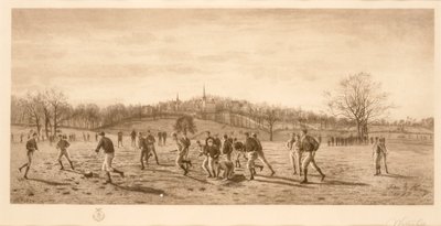 Football à Harrow School, 1887 - English School