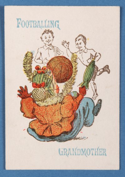 Grand-mère footballer, du jeu de cartes Happy Families, c.1890-1900 - English School