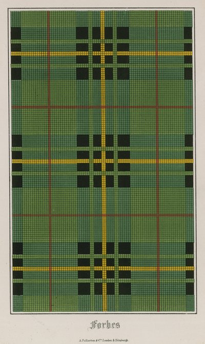 Tartan des Forbes - English School