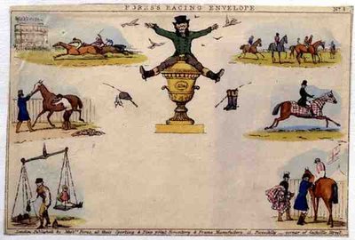 Enveloppe de course de Fores, publié par Messrs Fores, c.1840 - English School