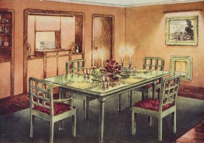Salle à manger formelle - English School