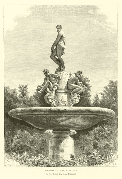 Fontaine par Giovanni Bologna - English School