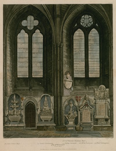 Quatrième et cinquième fenêtre, Allée Nord, Abbaye de Westminster, Londres - English School