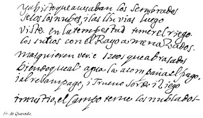 Francisco de Quevedo - English School