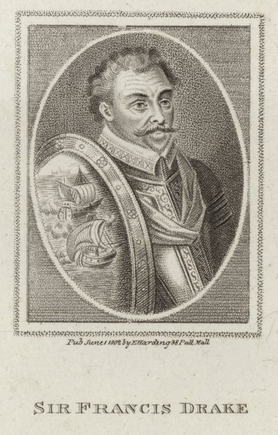 Francis Drake (gravure) - English School