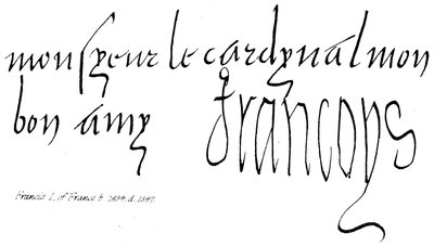 François Ier de France, né en 1494, mort en 1547 - English School