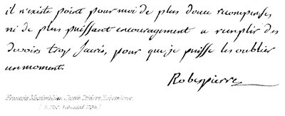 Maximilien de Robespierre - English School