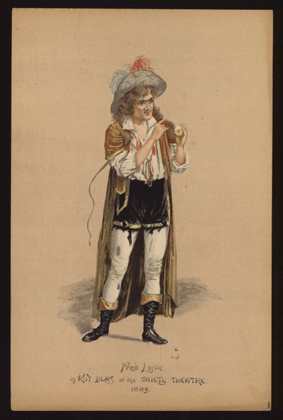 Fred Leslie, acteur et chanteur anglais - English School