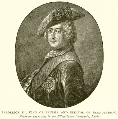 Frédéric II, roi de Prusse et électeur de Brandebourg - English School