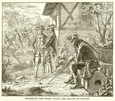 Frédéric le Grand après la bataille de Kollin - English School